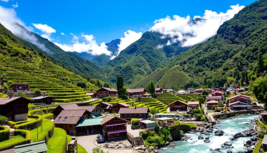 Aguas Calientes town