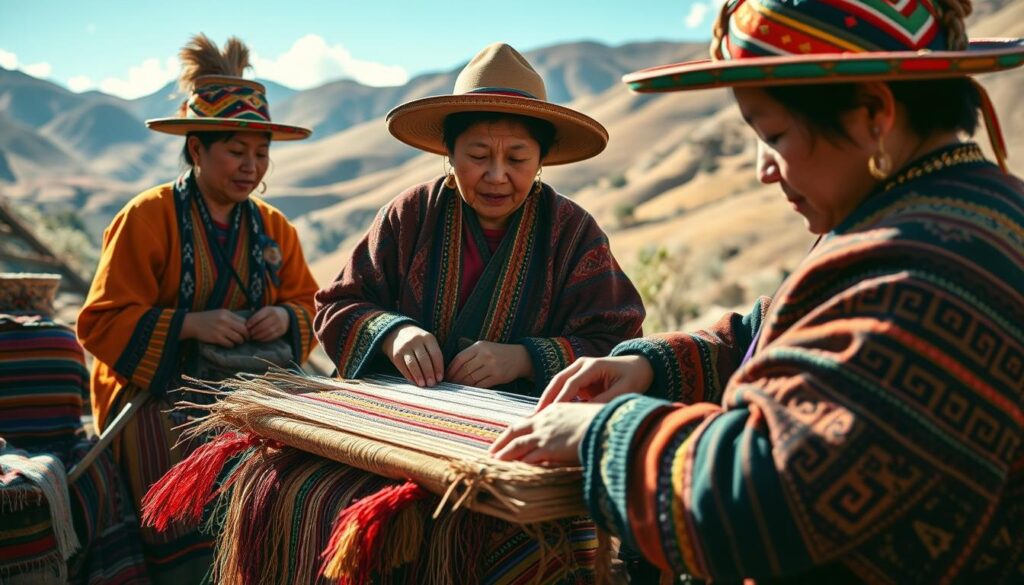 Chinchero weaving demonstrations