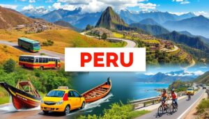 Getting around peru