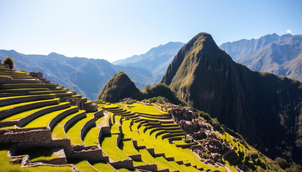 Inca terraces in Pisac