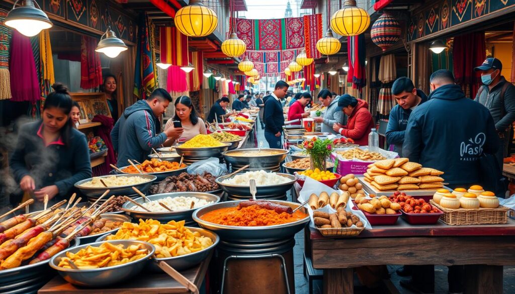 Peruvian street food