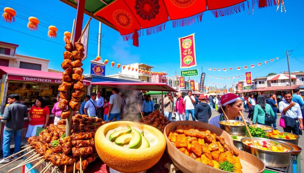 Peruvian street food