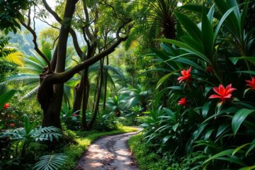 amazon jungle trekking