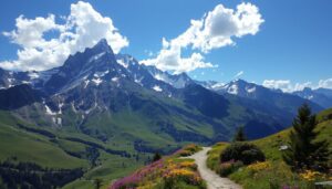 hiking trails in the andes