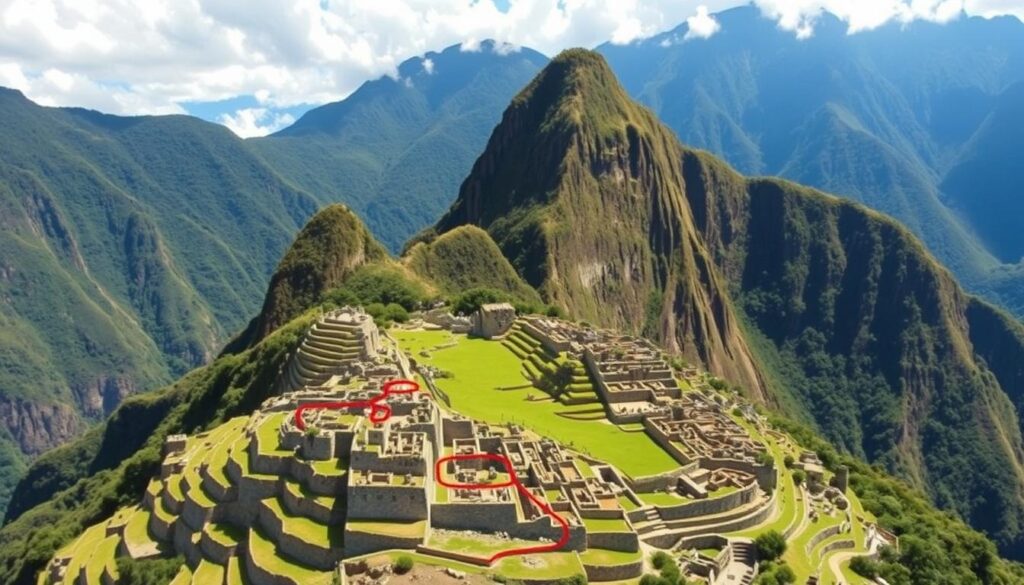 Machu Picchu navigation